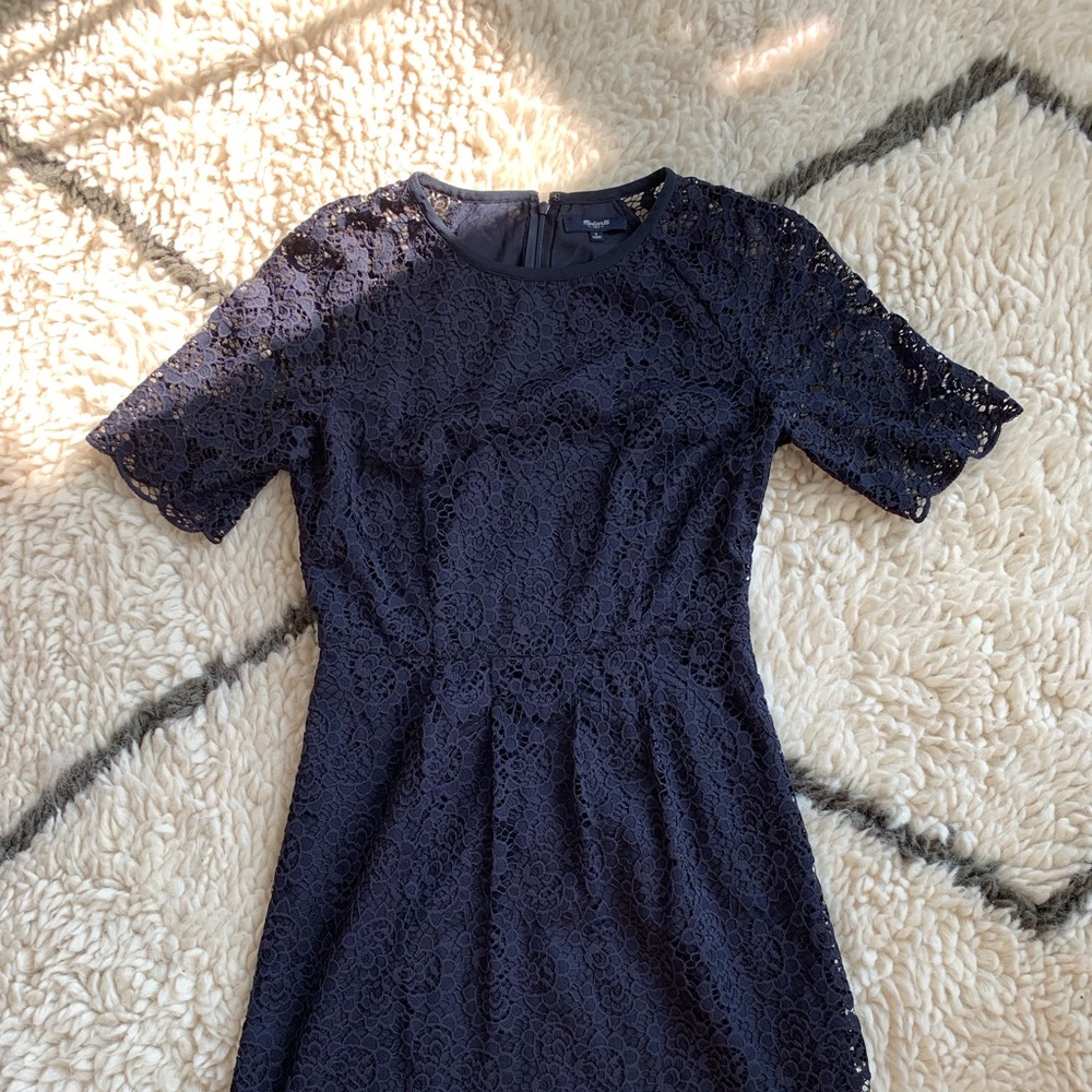 Madewell lace shortsleeved dress